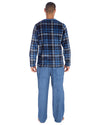Cargo Bay Mens Polished Fleece Check Pyjamas