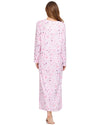La Marquise Womens 'Floral Reflections' Long Sleeve Nightie