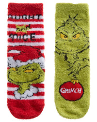 2 Pairs Family Grinch Cosy Socks