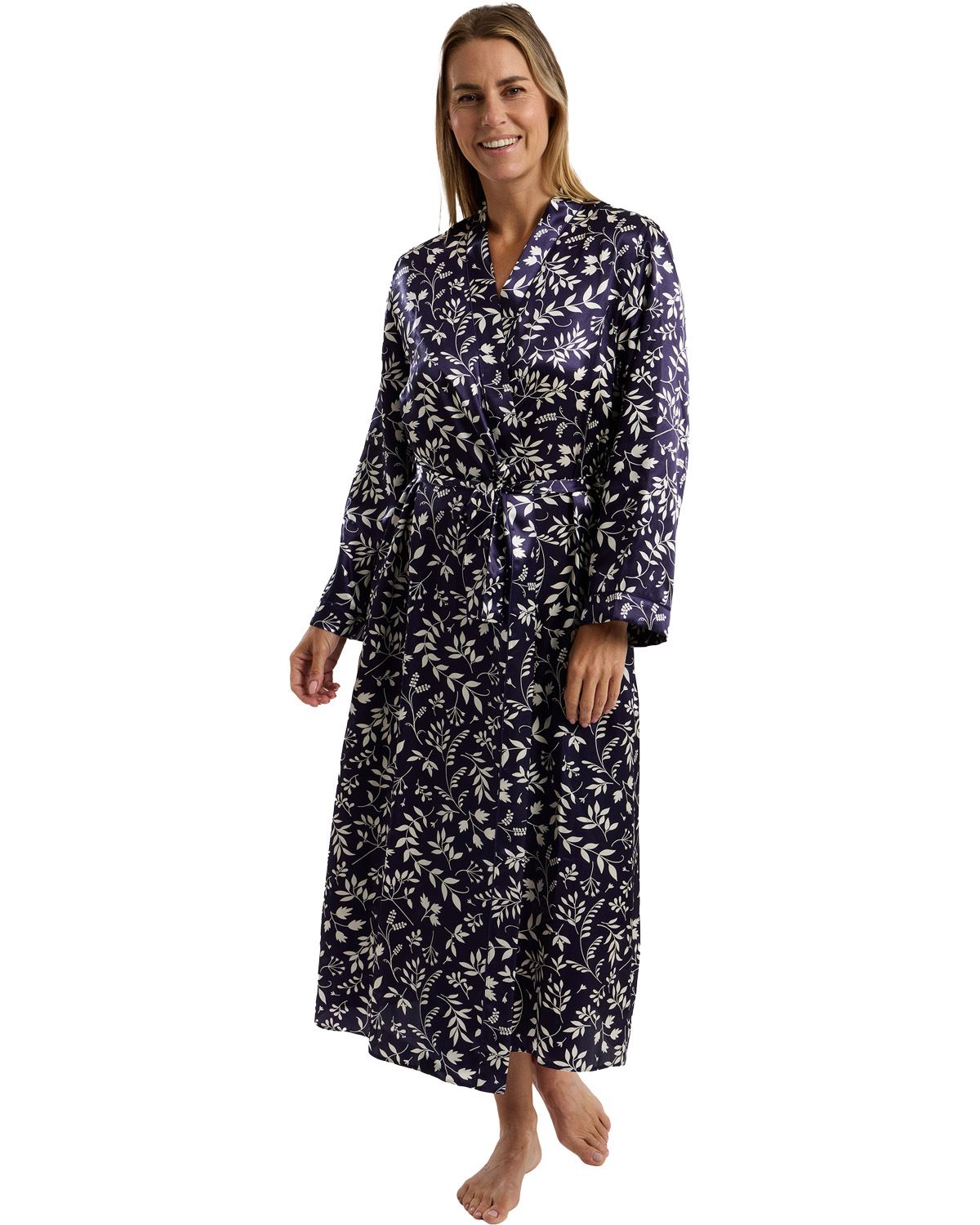 Marlon Womens Claudette Satin Long Wrap