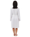 Indigo Sky Womens Waffle Knitted Robe