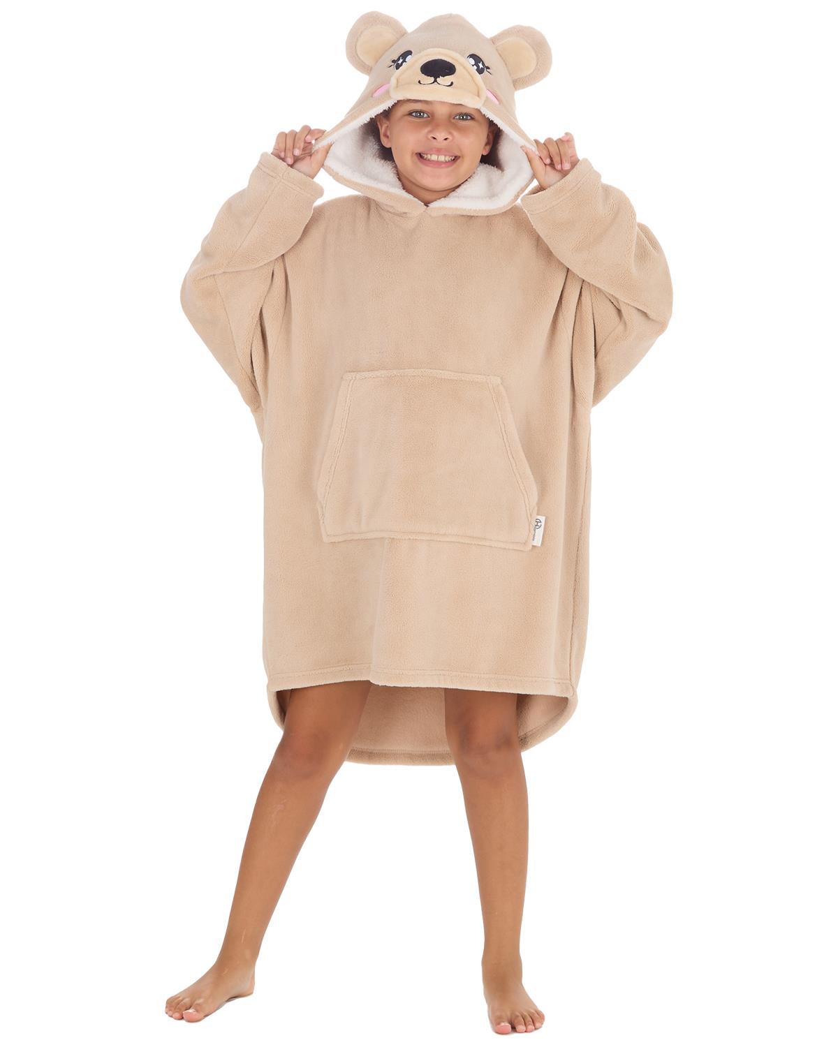 Huggable Kids Oversized Animal Snuggle Hoodie