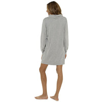 Foxbury Womens Cowl Neck Jersey Lounge Dress