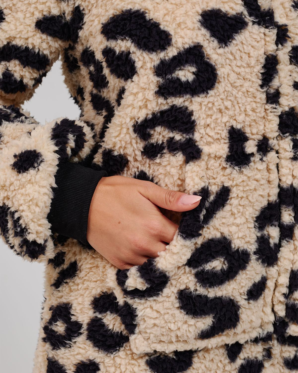 Loungeable Womens Leopard Print Borg Fleece Onesie