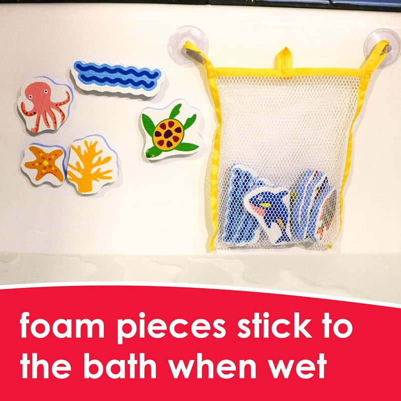 Kids Bath Toys - Stickers and Fishing Rod Set