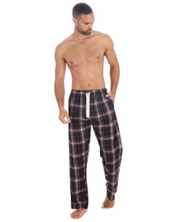 Cargo Bay Mens Woven Check Lounge Pants - 2 Pack