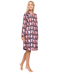 La Marquise Womens 'Cosy Wonders' Long Sleeve Nightie