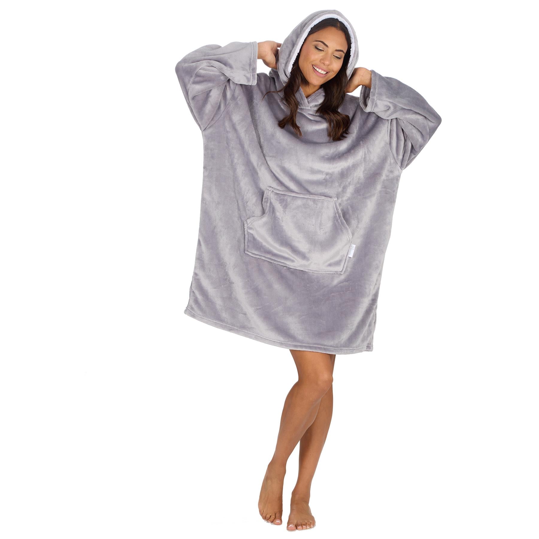 Huggable Adults Plush Fleece Oversized Snuggle Hoodie