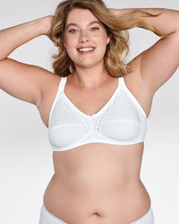Naturana Womens 100% Cotton Everyday Wireless Bra