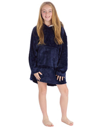 Huggable Kids Embossed Gamer Oversized Hoodie