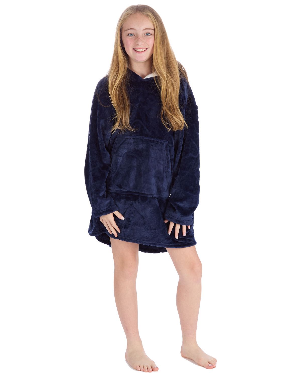 Huggable Kids Embossed Gamer Oversized Hoodie