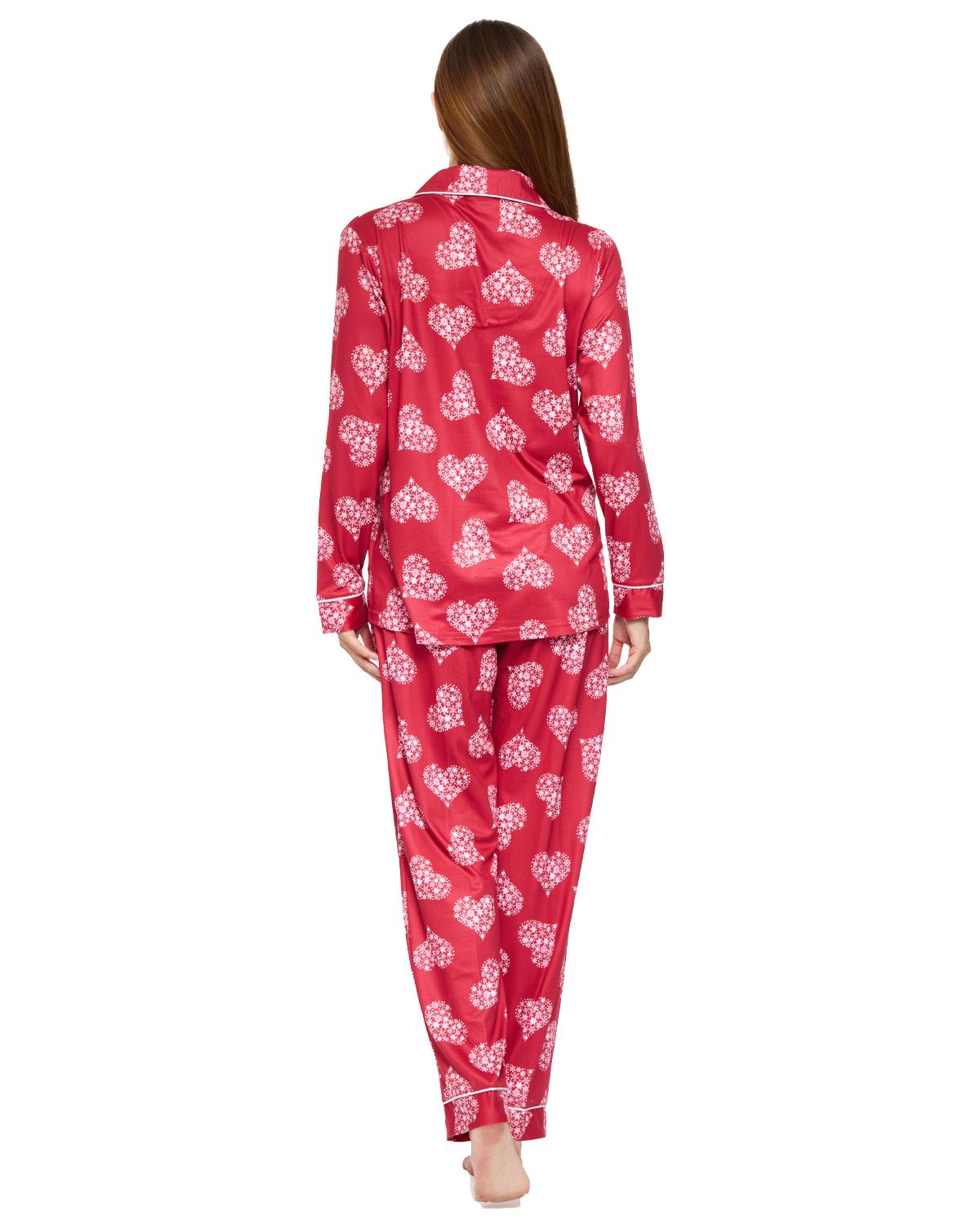 La Marquise Womens 'Cosy Wonders' Button Pyjamas