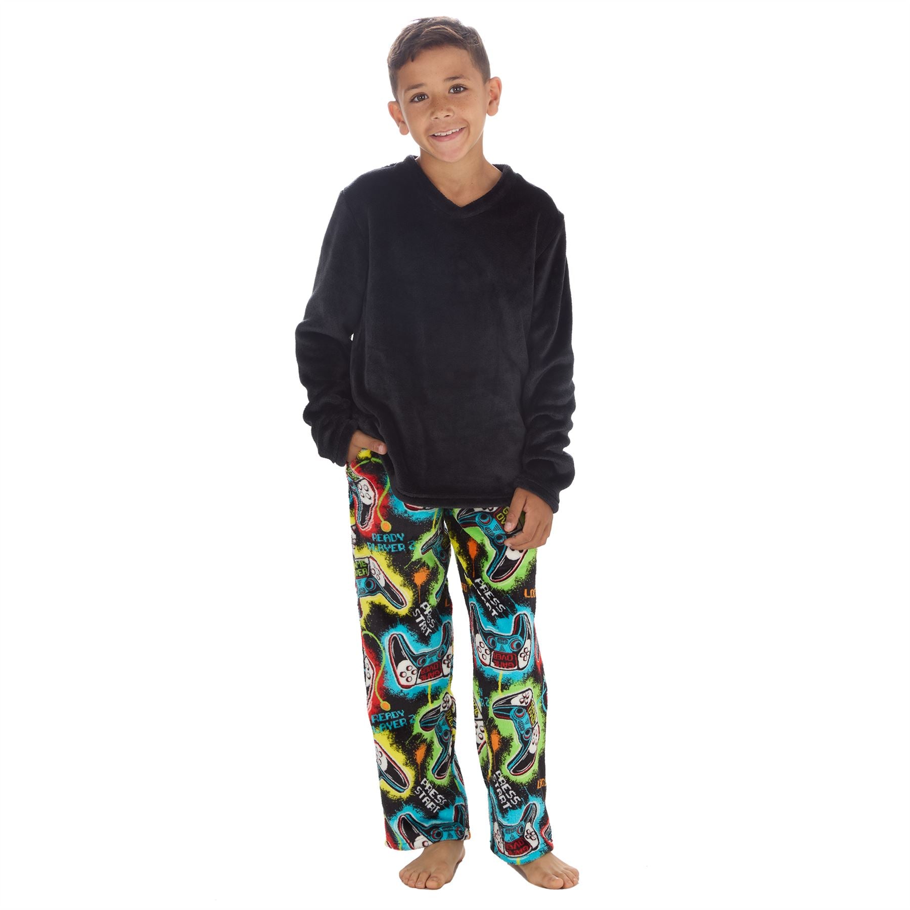 Cargo Bay Boys Polished Fleece Gaming Pyjamas