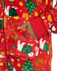 Huggable Adults Fleece Christmas Onesie