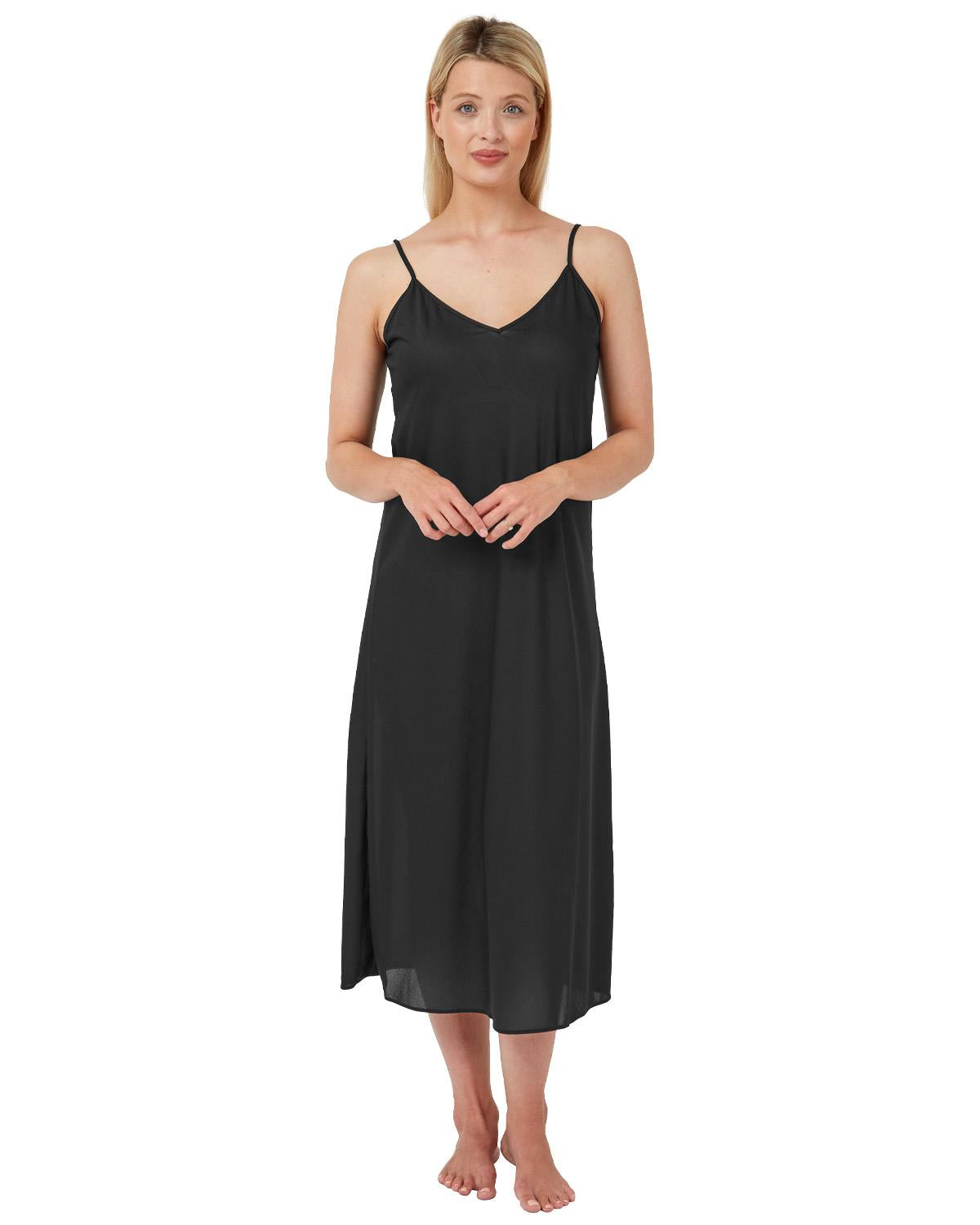 Indigo Sky Womens Long Chemise and Wrap Set IN35047