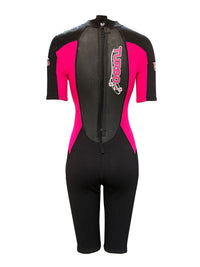 TWF Womens 2.5mm Turbo Shortie Wetsuit