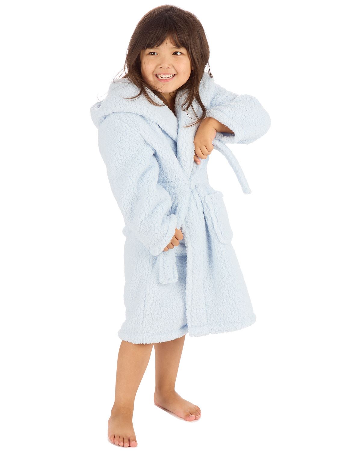 Huggable Girls Borg Hooded Robe
