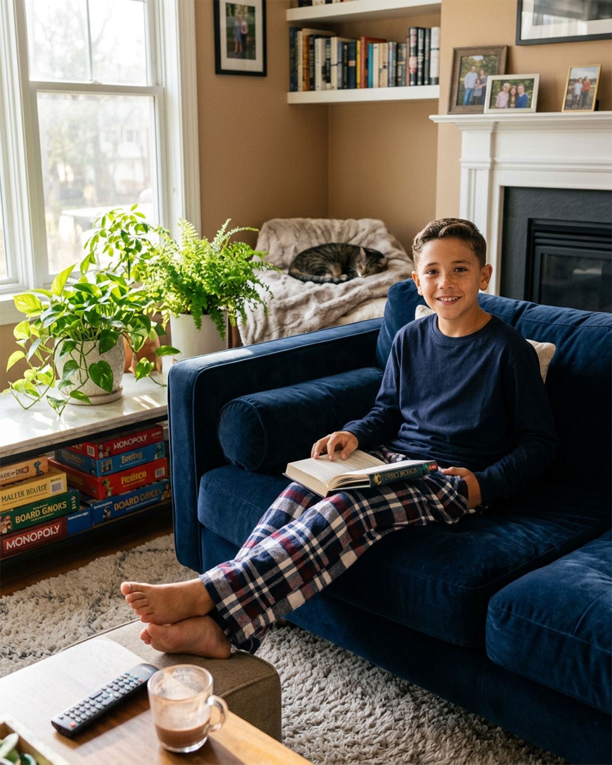 Cargo Bay Boys Flannel Lounge Pyjama Set