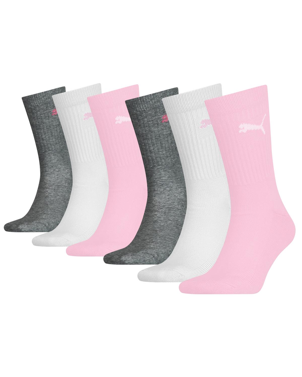 Puma 6 Pack Kids Regular Crew Socks