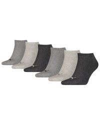Puma Unisex 6 Pack Sneaker Sports Socks