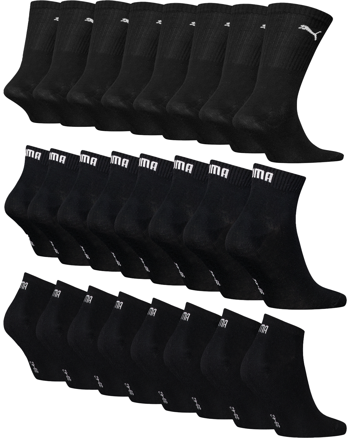 PUMA Promo Unisex 6+2 Pairs Regular Socks