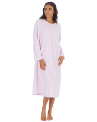 Countess Christie Womens Micro Fleece Long Sleeve Nightie