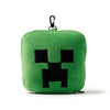 Relaxeazzz Minecraft Creeper Plush Travel Pillow & Eye Mask