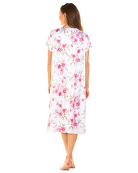 La Marquise Womens 'Pink Rose' Short Sleeve Nightie