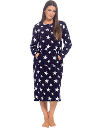 Wolfe and Harte Womens Polar Fleece Nightdress