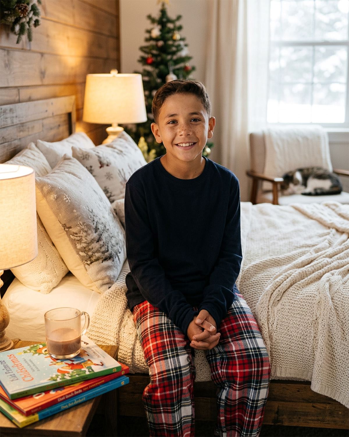 Cargo Bay Boys Flannel Lounge Pyjama Set