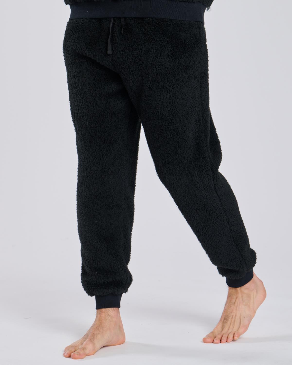 Loungeable Mens Sherpa Fleece Lounge Joggers