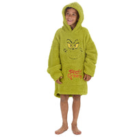 Grinch Matching Family Oversized Fleece Hoodie