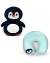 Swapseazzz Penguin 2-in-1 Plush Travel Pillow & Toy