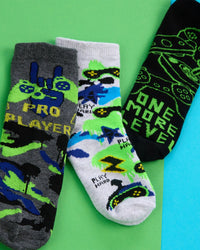 Boys 6 Pack Football/Gaming Socks