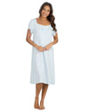 Cottonique Womens Jersey Cotton Short Sleeve Nightie