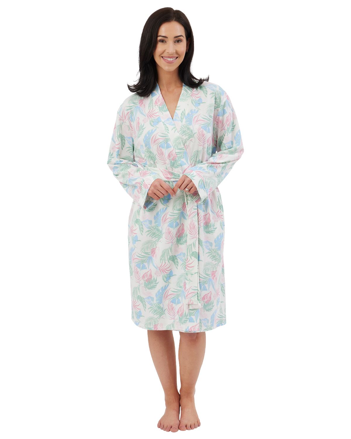Indigo Sky Womens Tropical 38" Jersey Wrap