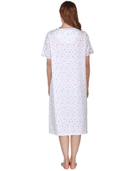 La Marquise Womens 'Rose Print' Short Sleeve Nightie