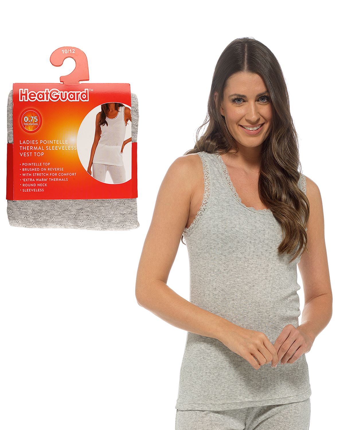 Heatguard Womens Pointelle Thermals - 2 Pack