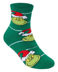 2 Pairs Grinch Slipper Socks - Gift Box
