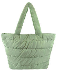 Quilted Tote Shoulder Bag