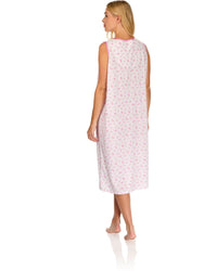 La Marquise Womens 'Vintage Blossoms' Sleeveless Nightie