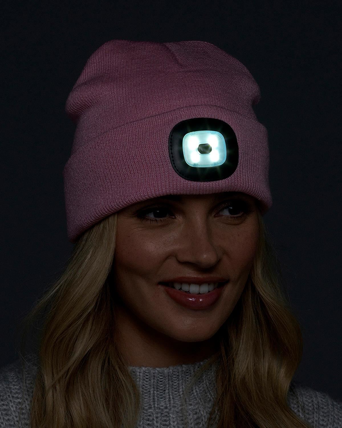 Storm Ridge Rechargeable Beanie LED Light Hat