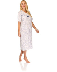 La Marquise Womens 'Velvet Rose' Short Sleeve Nightie