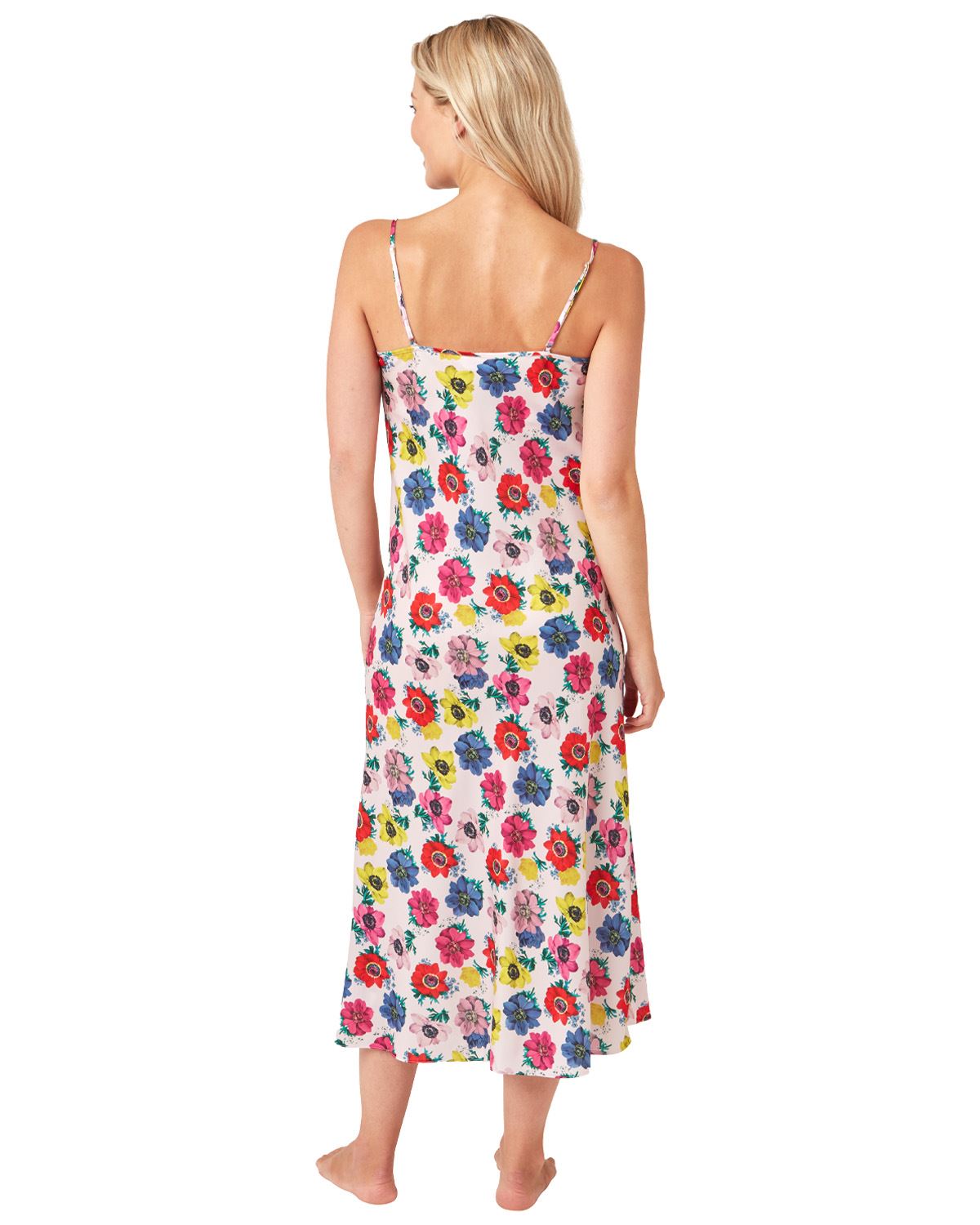 Indigo Sky Womens Satin Long Chemise