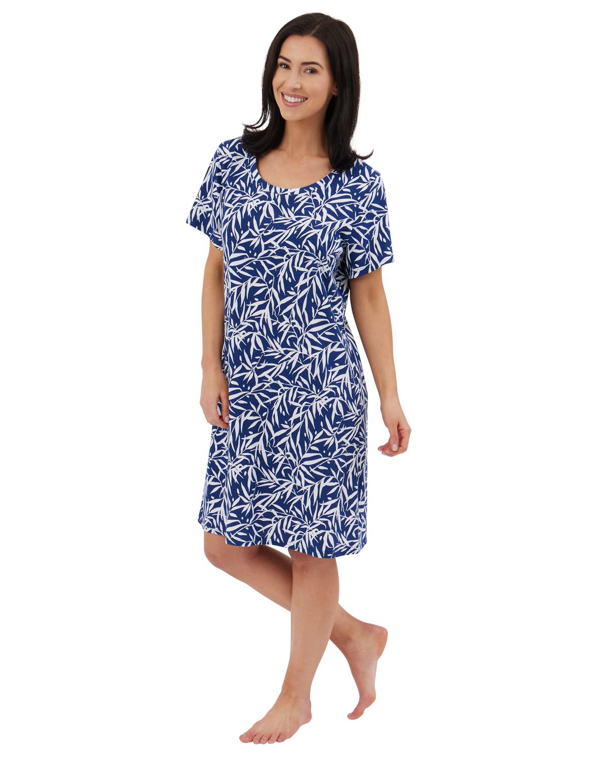 Indigo Sky Womens Bamboo Print Nightie