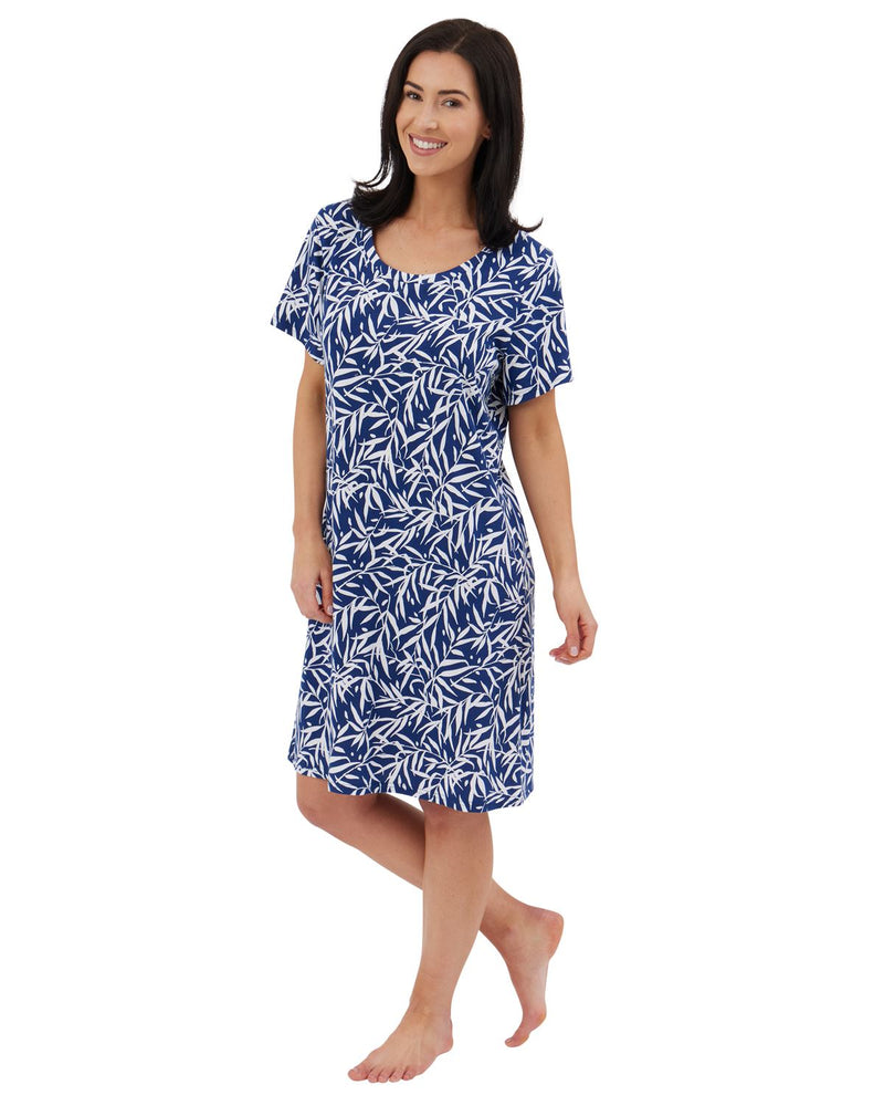 Indigo Sky Womens Bamboo Print Nightie