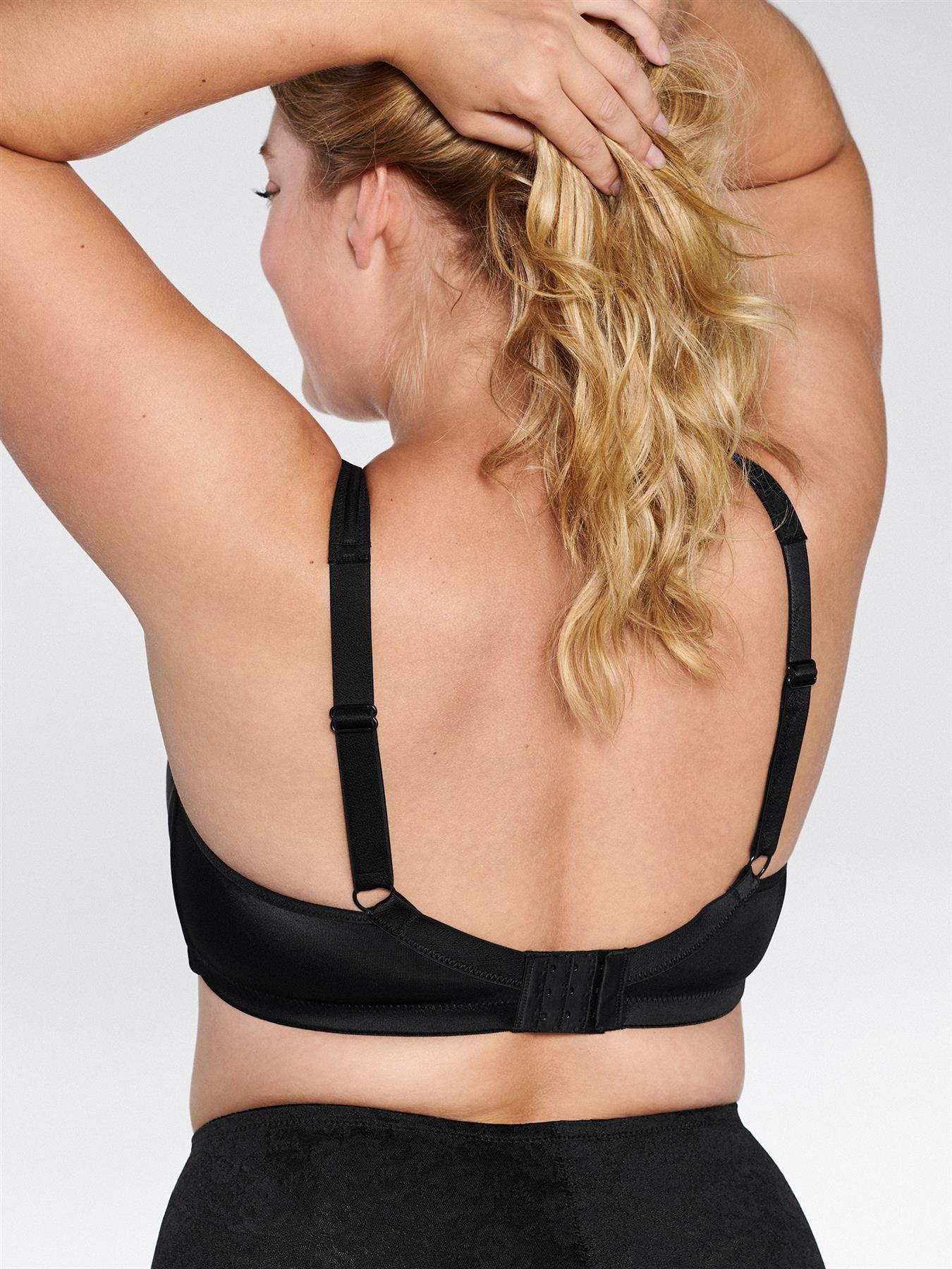 Naturana Womens Soft Cup Bra - Black