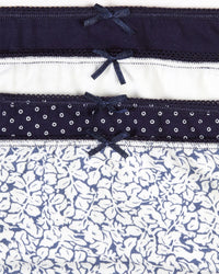 Slenders by Slenderella Womens 4 Pack Cotton Mini Brief