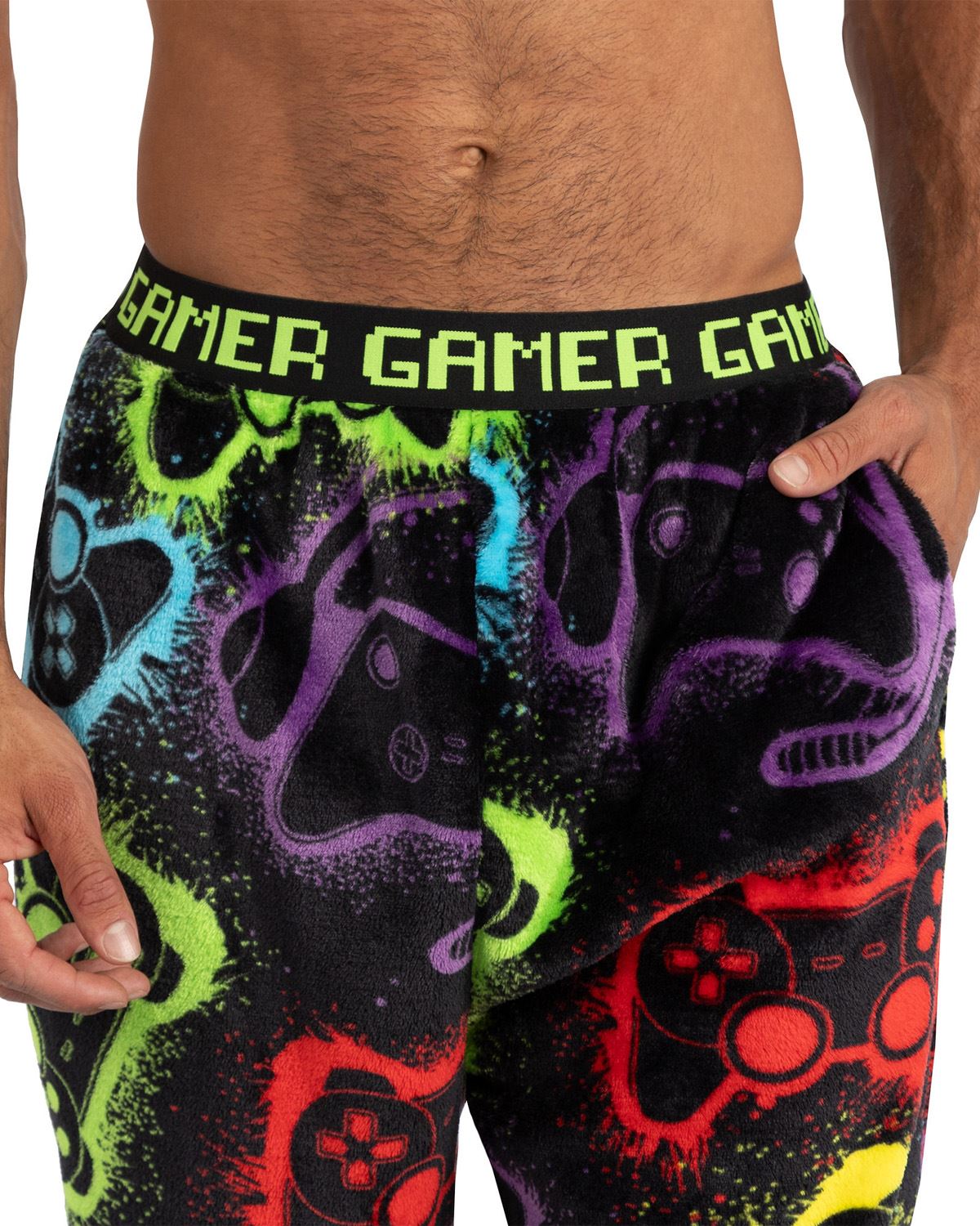 Cargo Bay Mens Fleece Gamer Lounge Pants