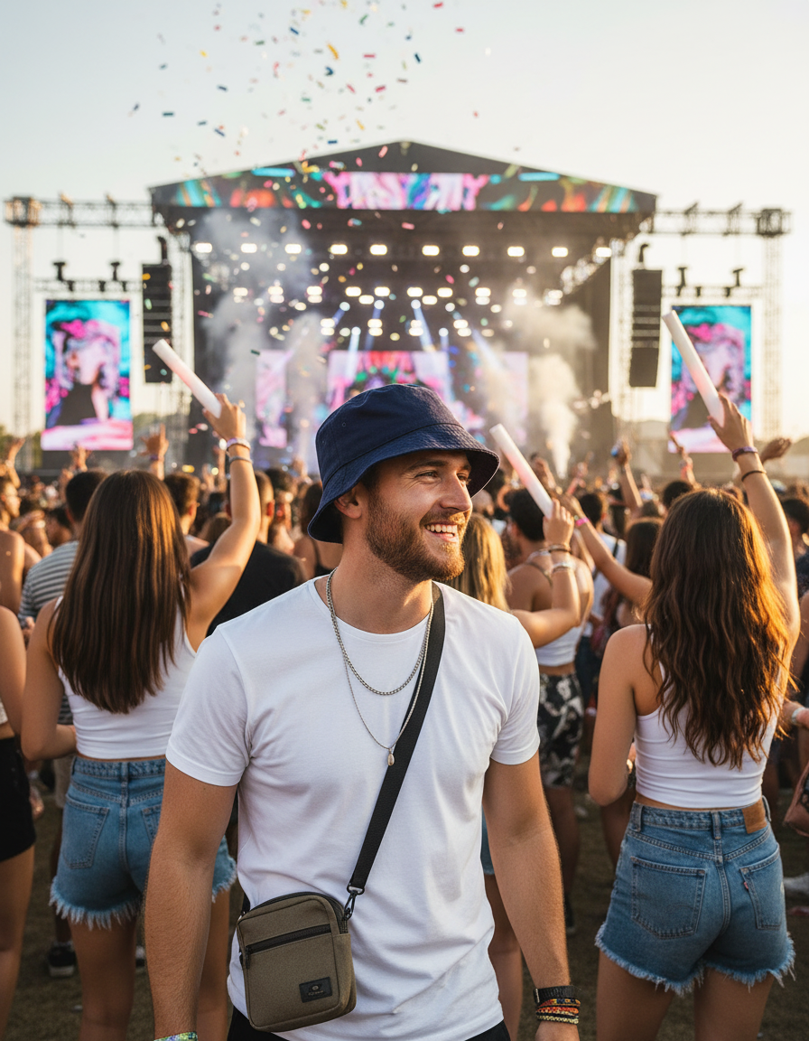 Mens Cotton Bucket Hat